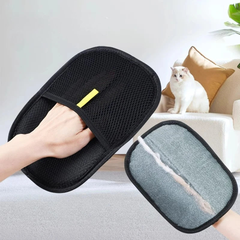 Pet Hair Remover Portable Washable Clothes Hair Dehairing Gloves Pet Cleaning Products Pet Accessories.