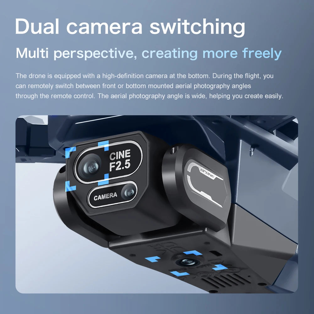 GT8 PRO 4K Drone - 4.3" Screen | GPS Obstacle Avoidance | 8K Dual Camera
