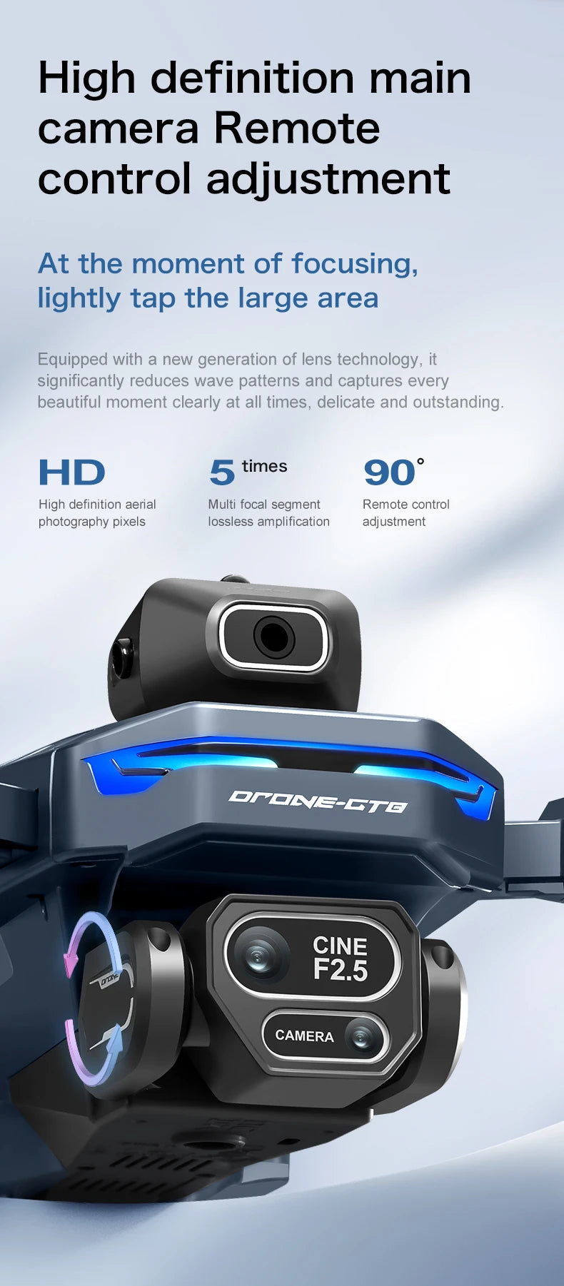 GT8 PRO 4K Drone - 4.3" Screen | GPS Obstacle Avoidance | 8K Dual Camera