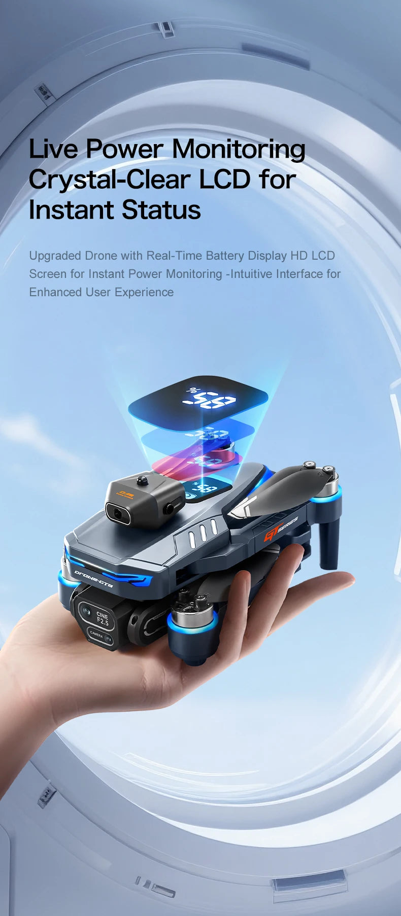 GT8 PRO 4K Drone - 4.3" Screen | GPS Obstacle Avoidance | 8K Dual Camera